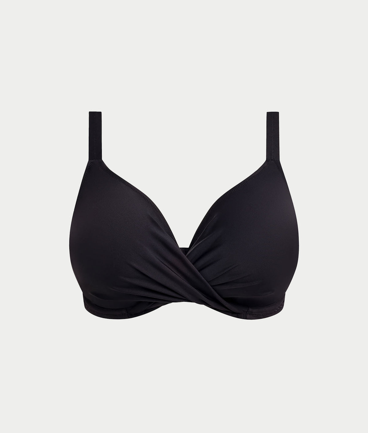 Plus Size Plain Sailing Twist Bikini Top