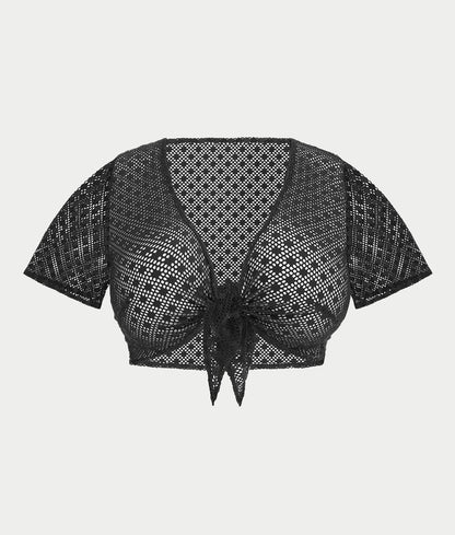 Plus Size Bazaruto Beach Tie Front Bikini Top