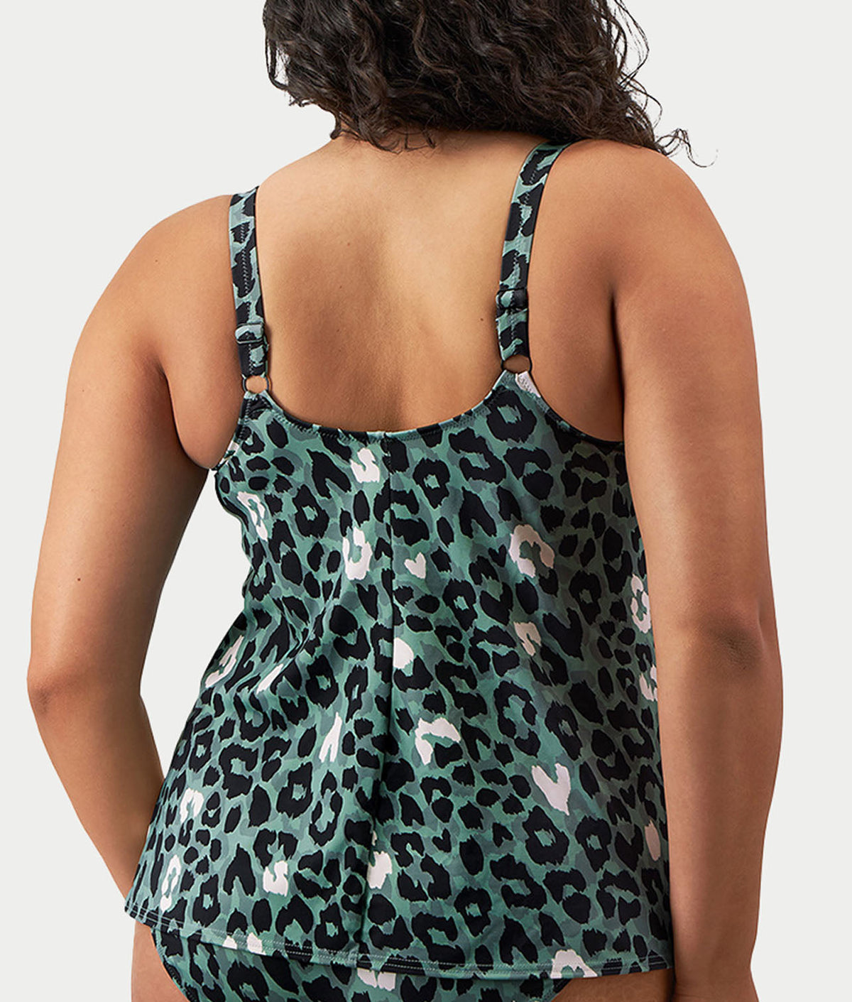Plus Size Jungle Bay Tankini Top