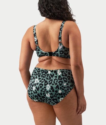 Plus Size Jungle Bay Mid-Rise Bikini Bottom