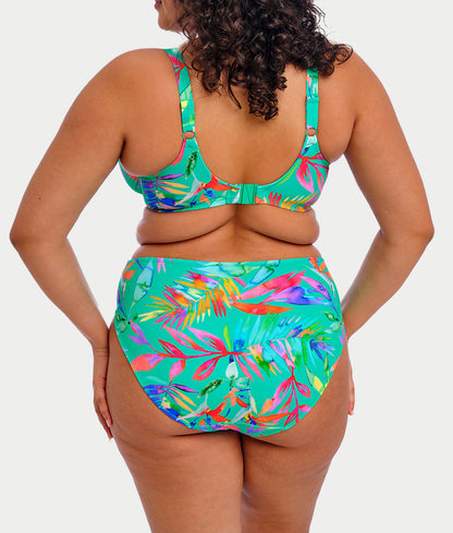 Plus Size Toyama Tides Mid Rise Bikini Bottom