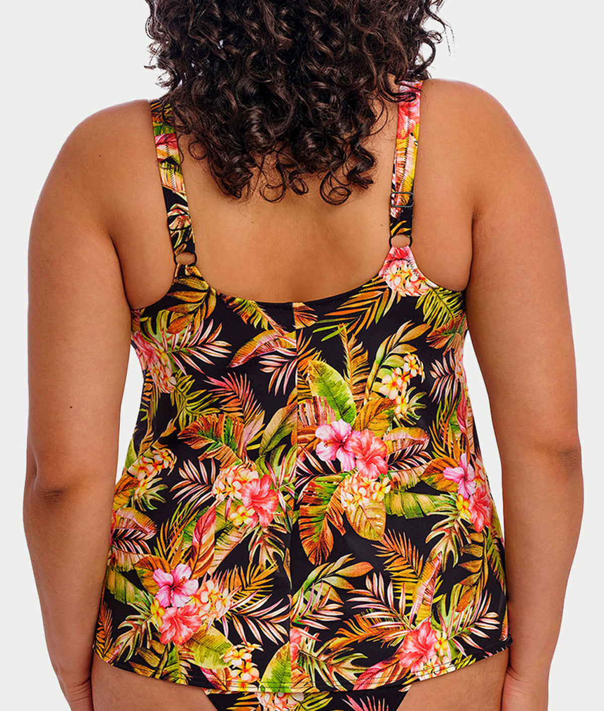 Plus Size Tiger Valley Tankini Top
