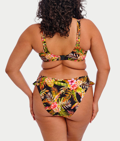 Plus Size Tiger Valley Hi-Cut Bikini Bottom