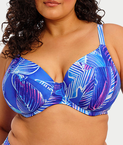Plus Size Maluku Island Plunge Bikini Top
