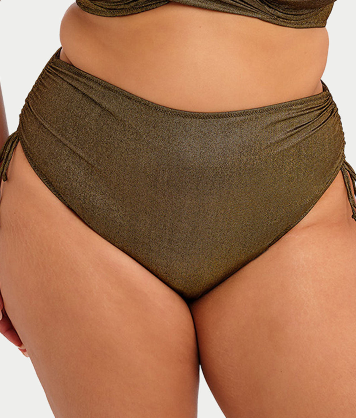 Plus Size Sunset Shimmer Adjustable Bikini Bottom