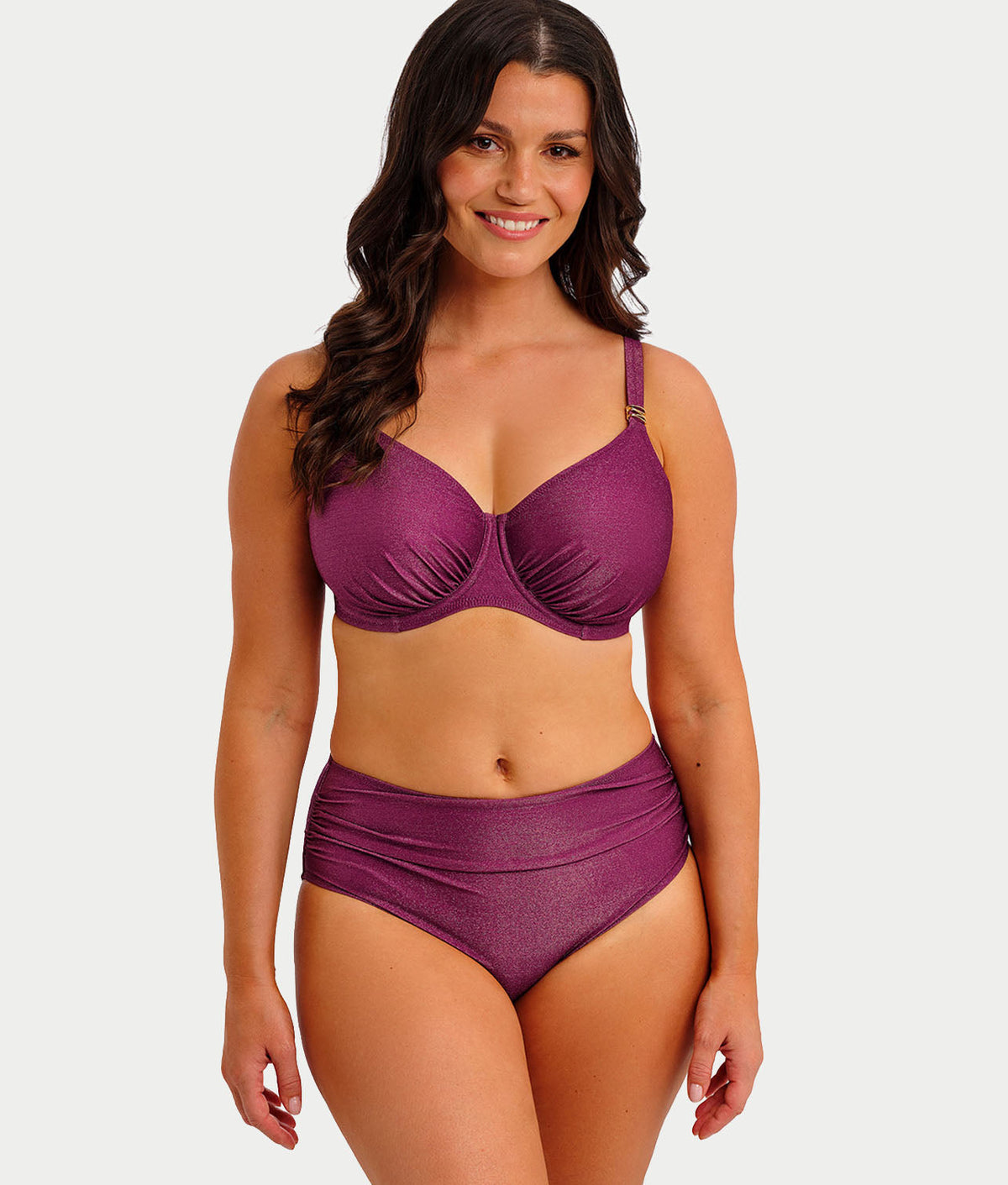 Paros Coast High-Waist Bikini Bottom