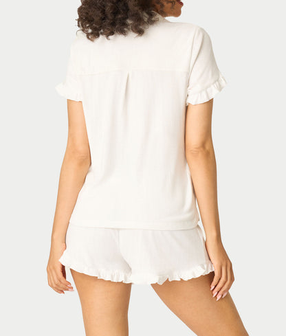 Pointelle Essentials 3-Piece Knit Pajama Set