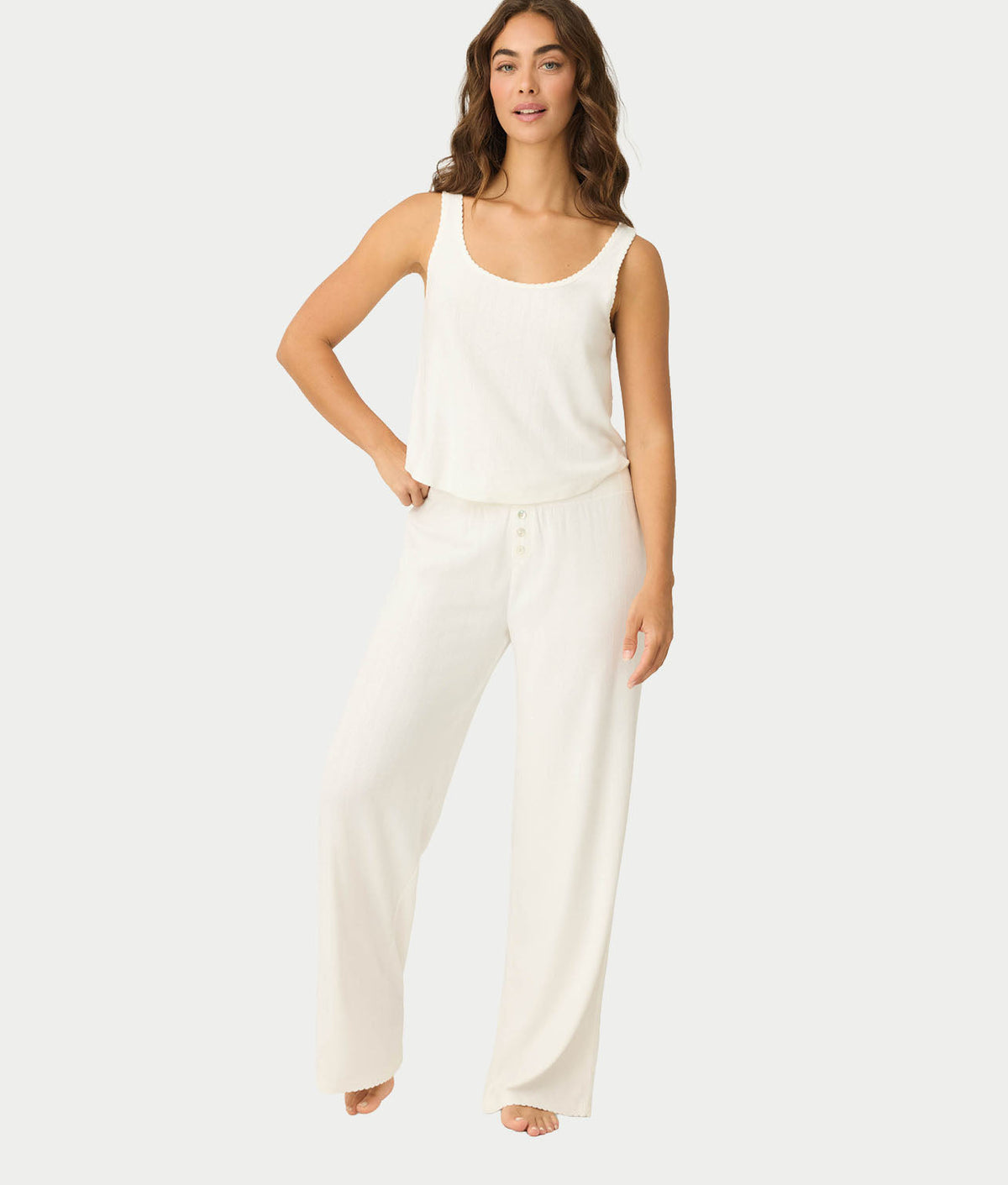 Pointelle Essentials Knit Pajama Set