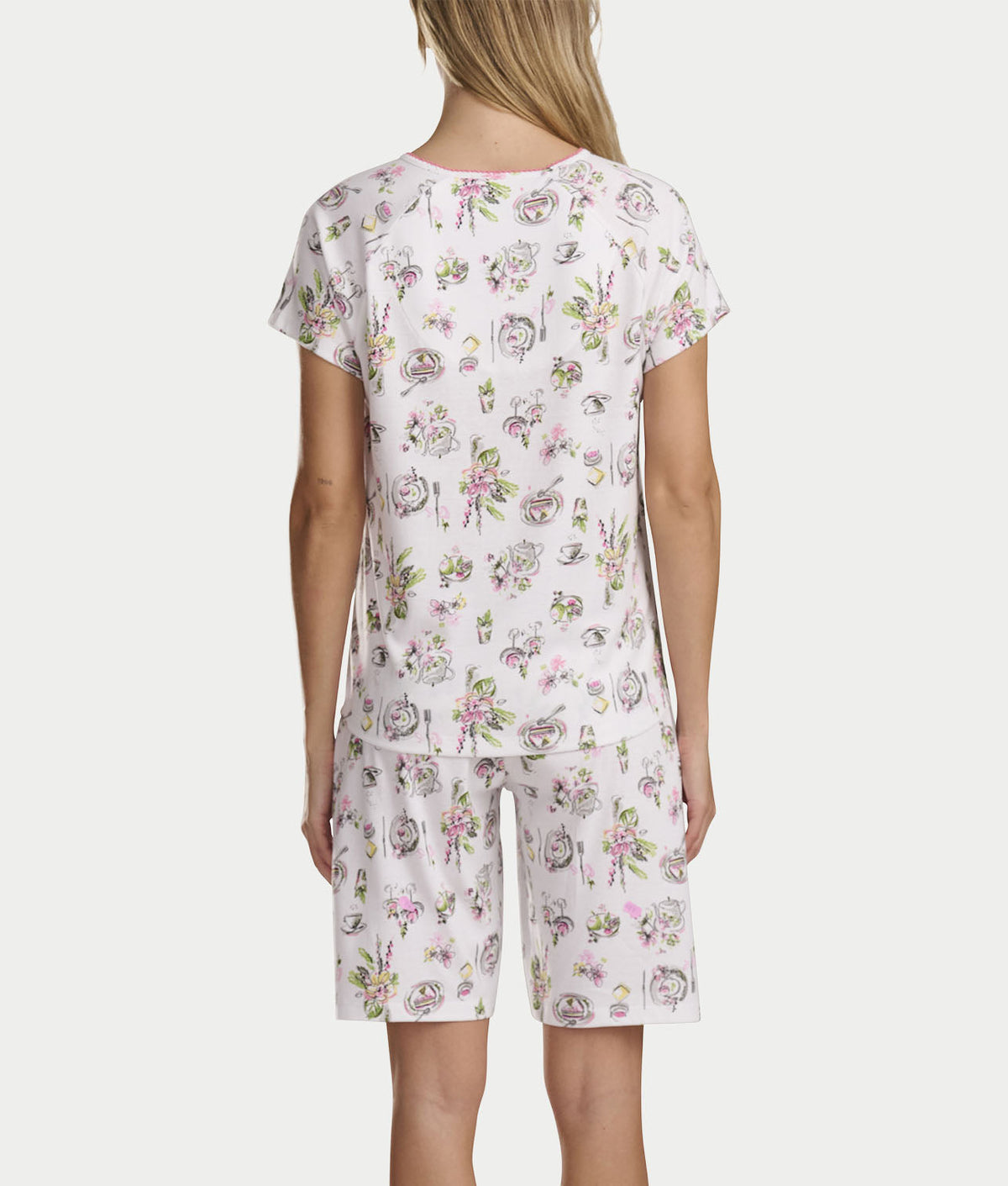 Bermuda Henley Knit Short Set
