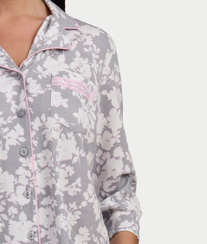 3/4 Sleeve Girlfriend Knit Pajama Set