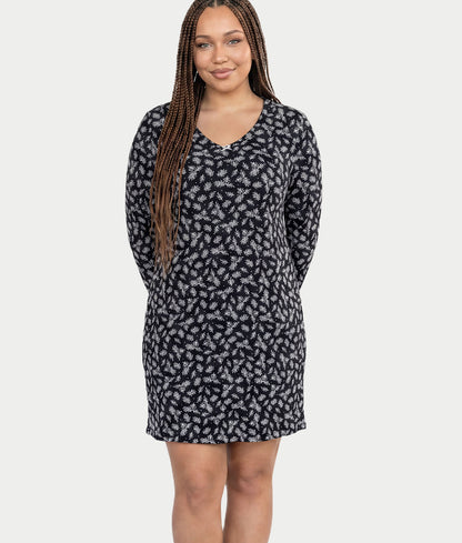 Long Sleeve Knit Sleep Shirt