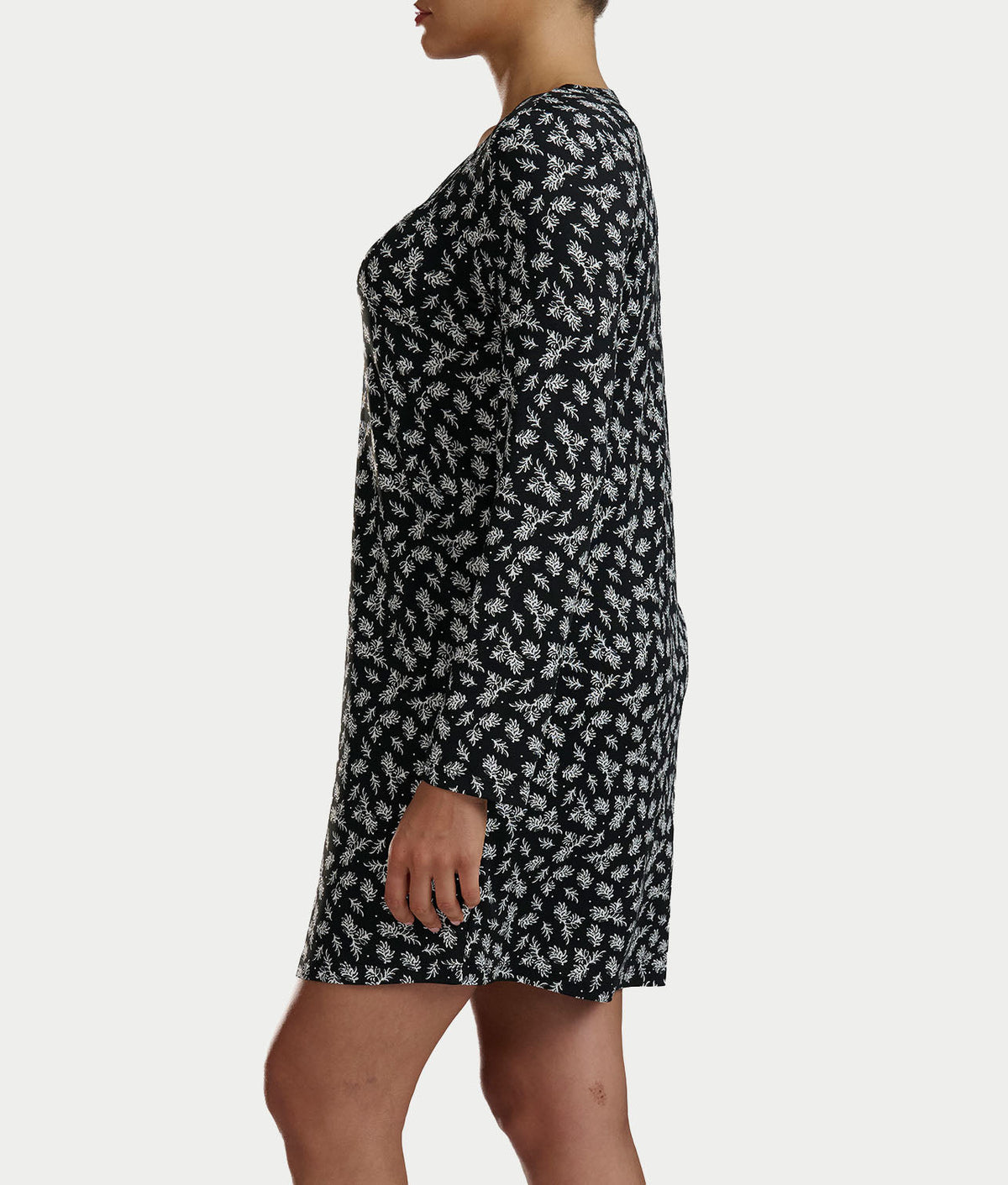 Long Sleeve Knit Sleep Shirt
