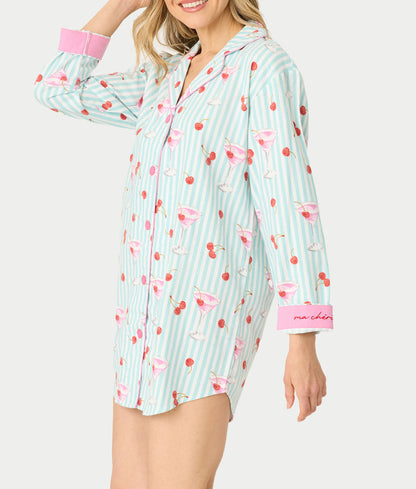 Flannel Woven Sleep Shirt