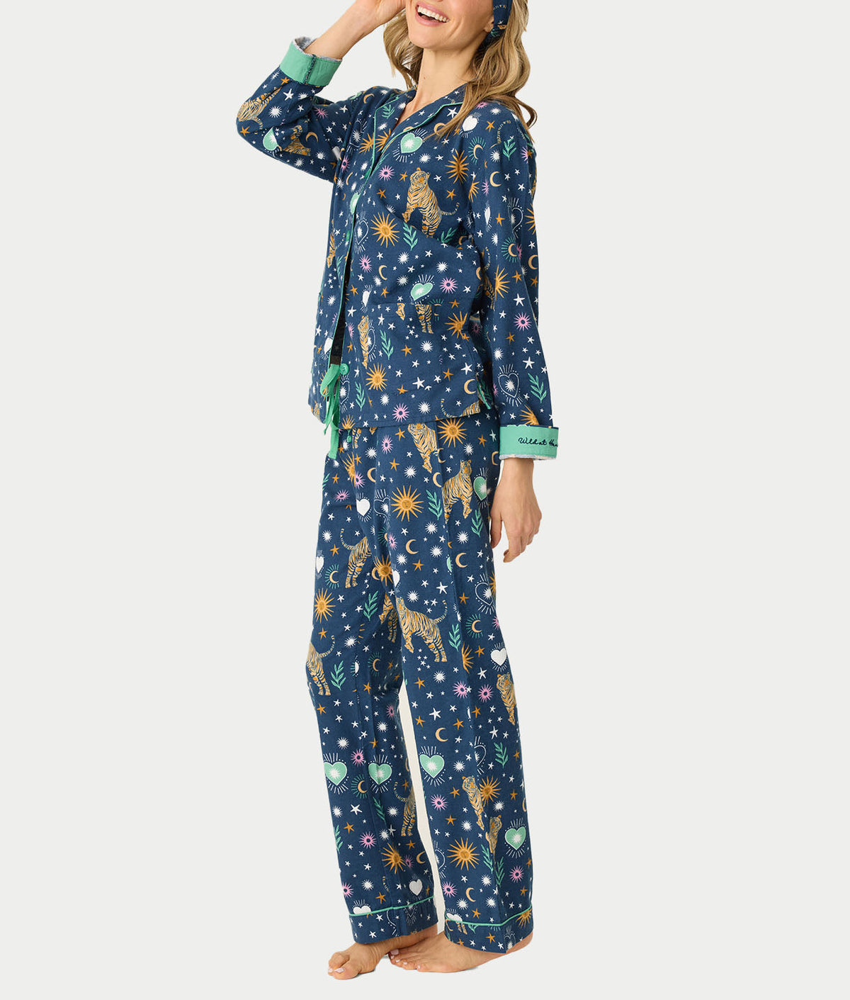Flannel 3-Piece Pajama Set