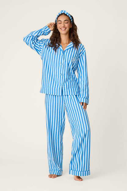 Snowflake Icon 3-Piece Long Sleeve Flannel PJ Set