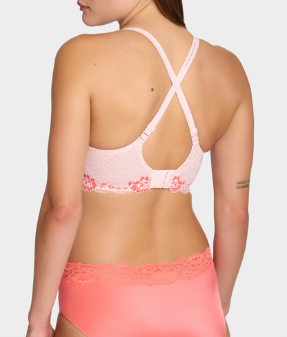 Lace Unlined Side Support Bra