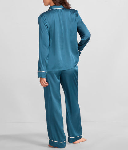The Washed Satin Pajama Set