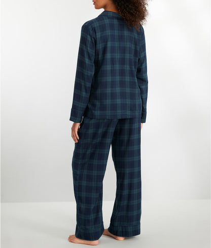 The Cozy Plaid Brushed Cotton Pajama Set