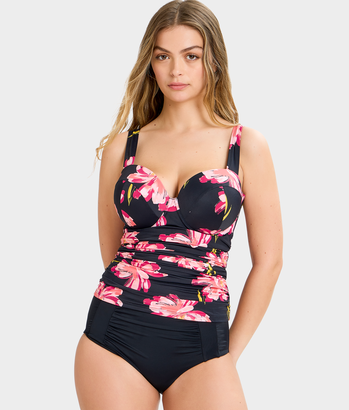 The Slimming Balconette Underwire Tankini Top