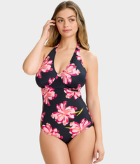Black Ground Floral