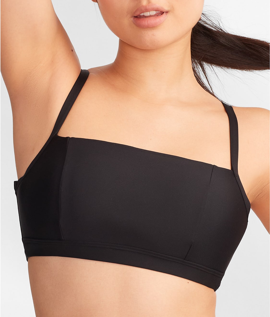 Square Neck Underwire Bralette Bikini Top