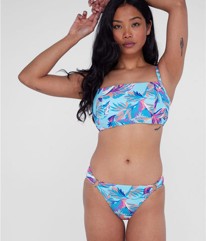 Square Neck Underwire Bralette Bikini Top