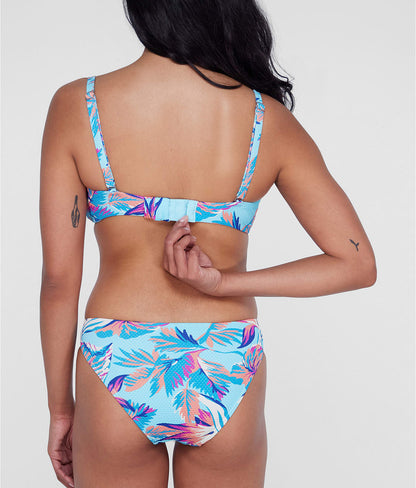 Square Neck Underwire Bralette Bikini Top
