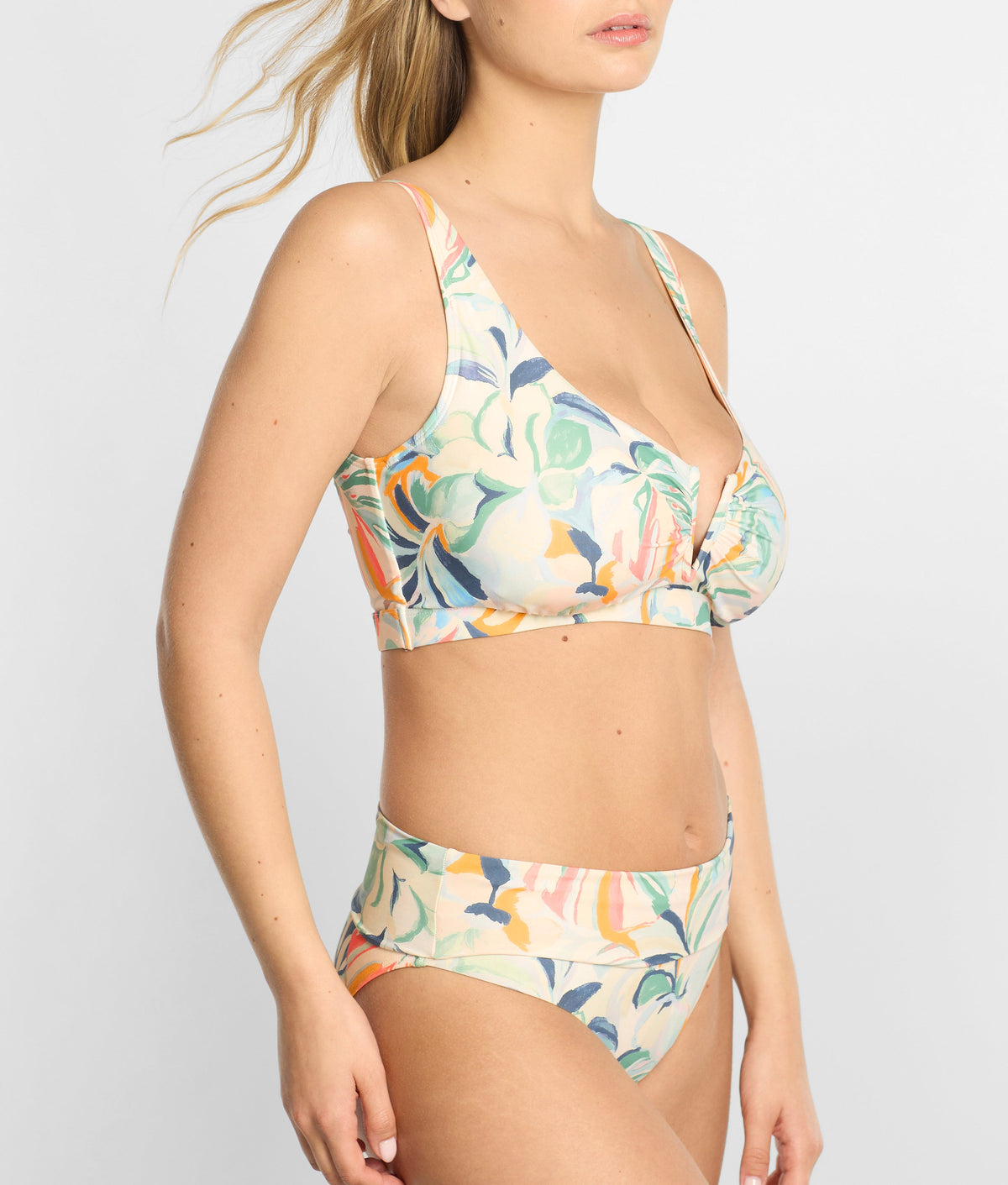V Front Bralette Underwire Bikini Top