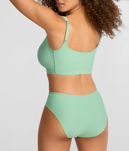 V Front Bralette Underwire Bikini Top