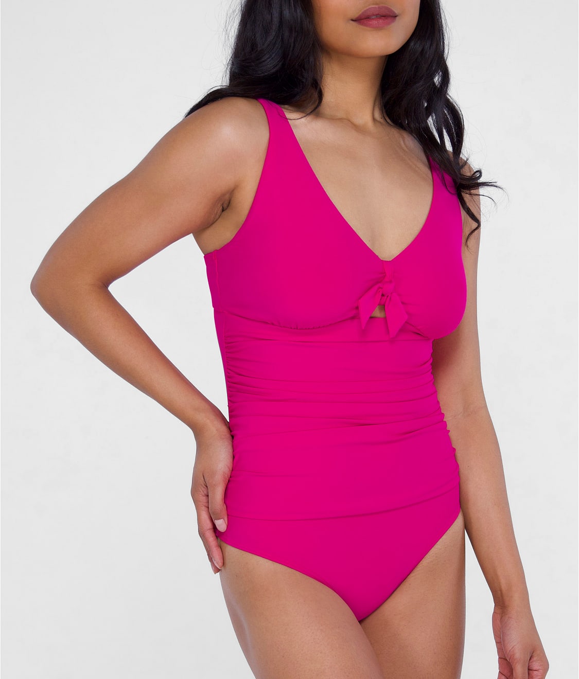 Tie Front Underwire One-Piece