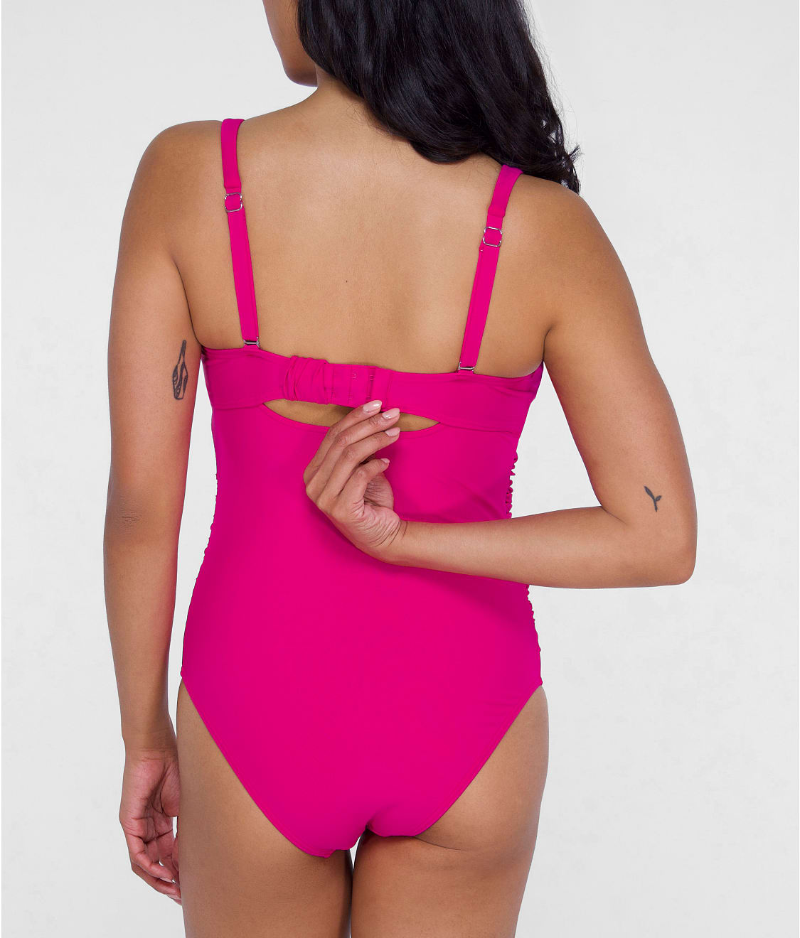 Tie Front Underwire One-Piece