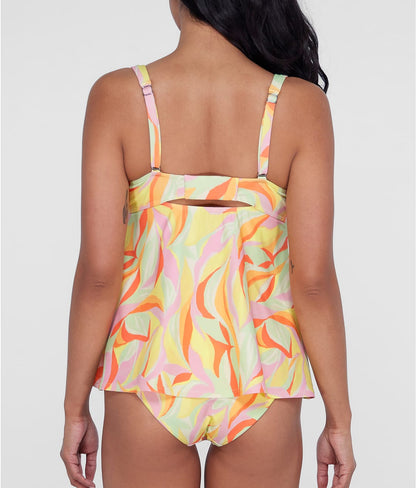 Ring-Front Underwire Tankini Top