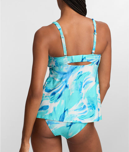 Ring-Front Underwire Tankini Top