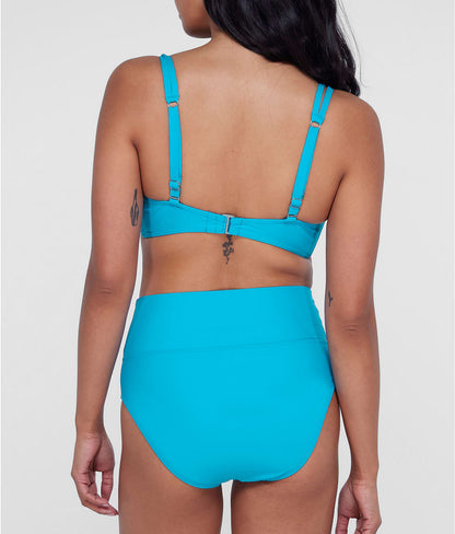 High-Waist Fold-Over Bikini Bottom