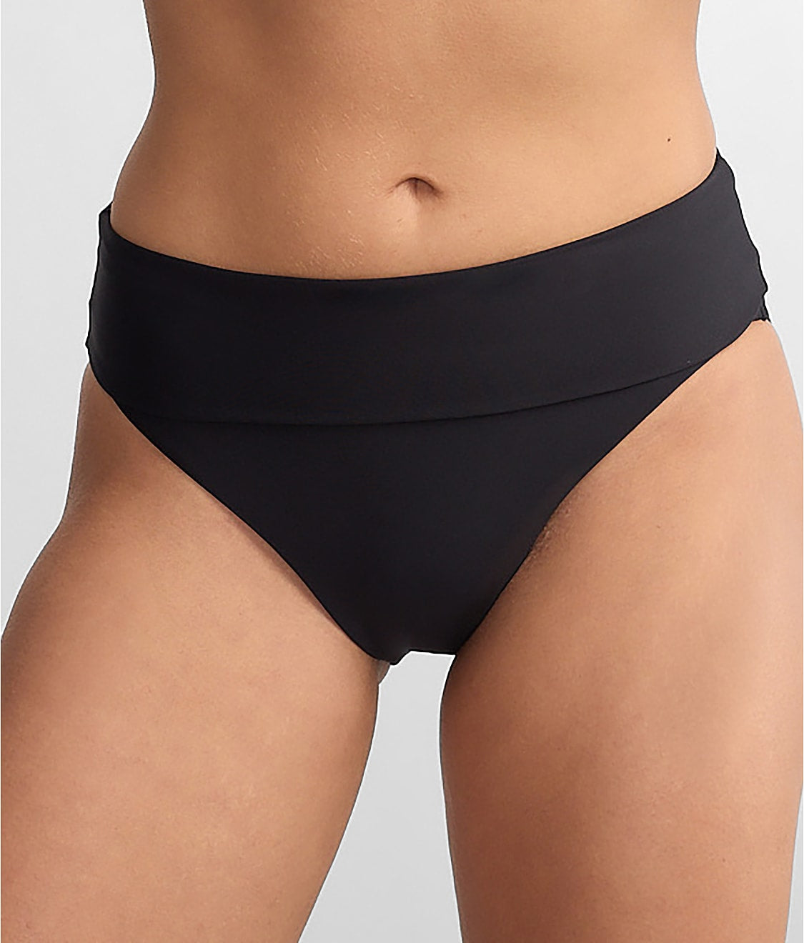 High-Waist Fold-Over Bikini Bottom