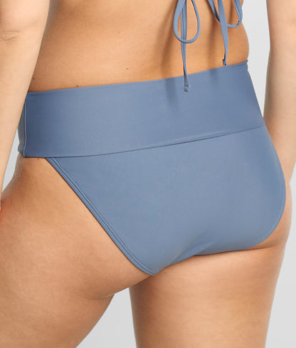 High-Waist Fold-Over Bikini Bottom