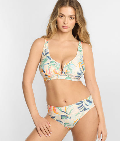 High-Waist Fold-Over Bikini Bottom