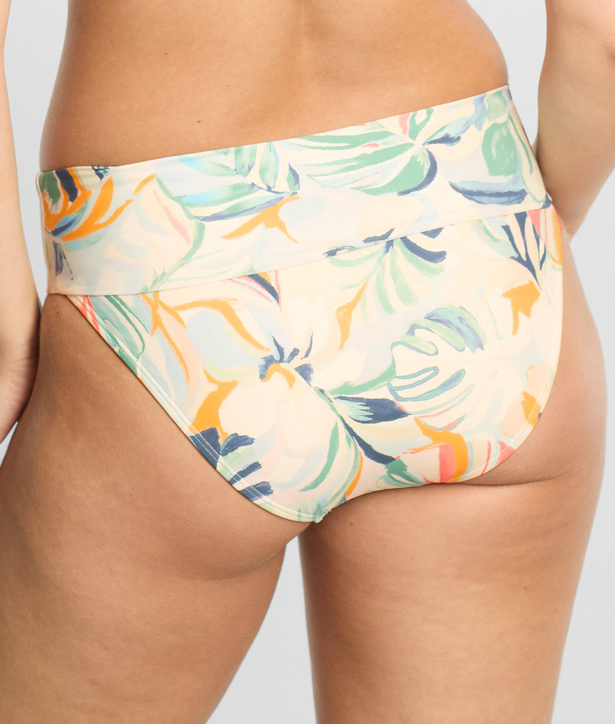 High-Waist Fold-Over Bikini Bottom