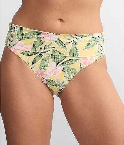 High-Waist Fold-Over Bikini Bottom