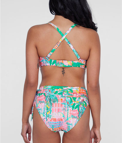 Sash Fold-Over Bikini Bottom