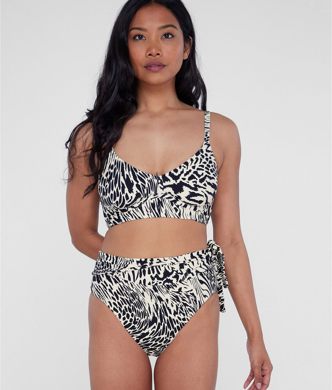 Sash Fold-Over Bikini Bottom