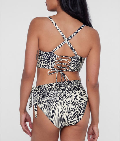 Sash Fold-Over Bikini Bottom