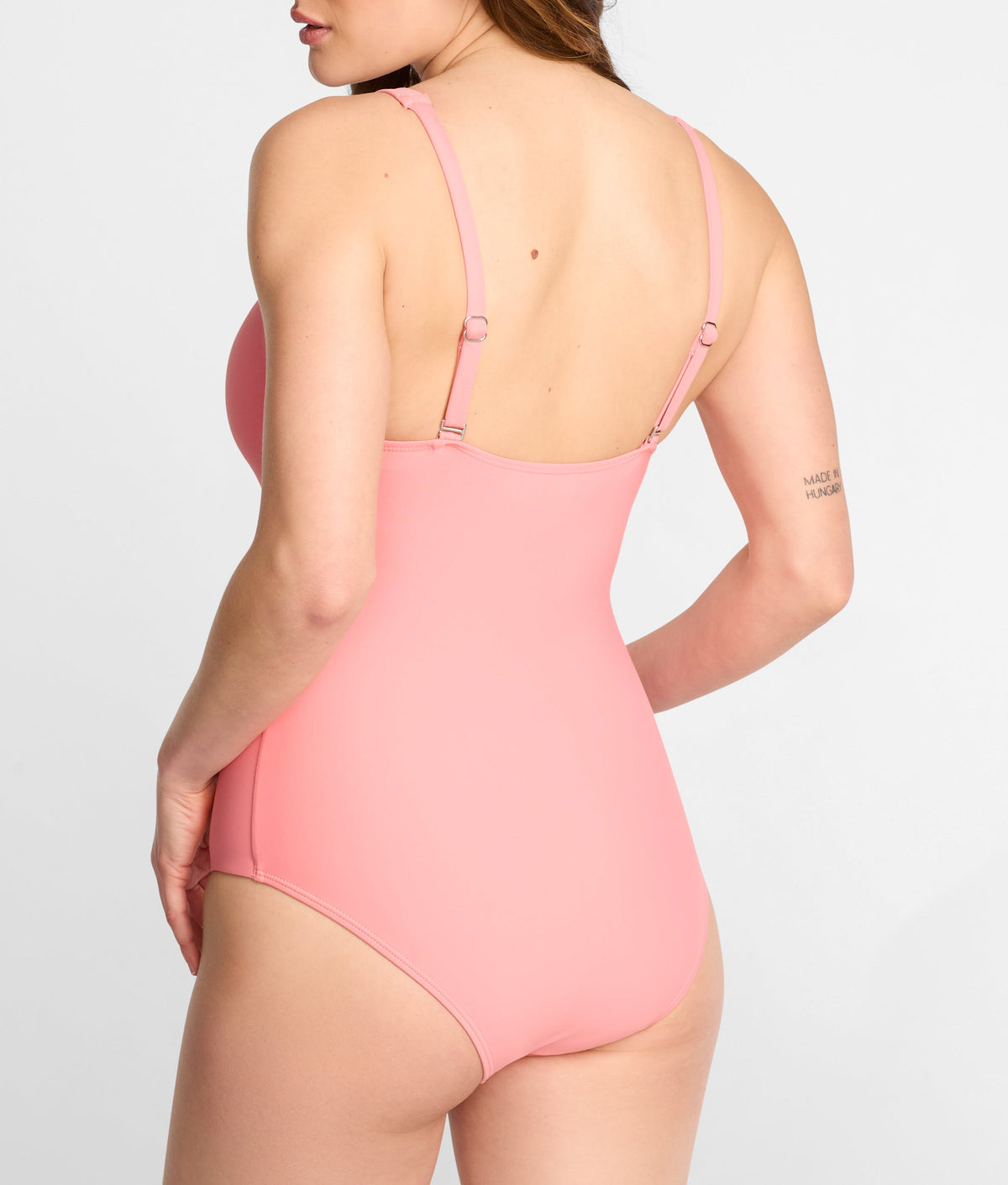 V Front Underwire One-Piece Swimsuit