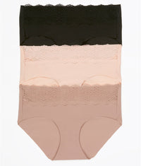 Black / Nude / Rose