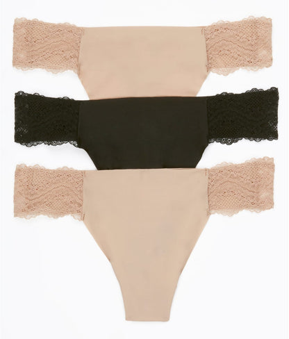b.Barenecessities Thong 3-Pack