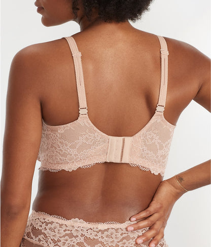 Lace Unlined Side Support Bra