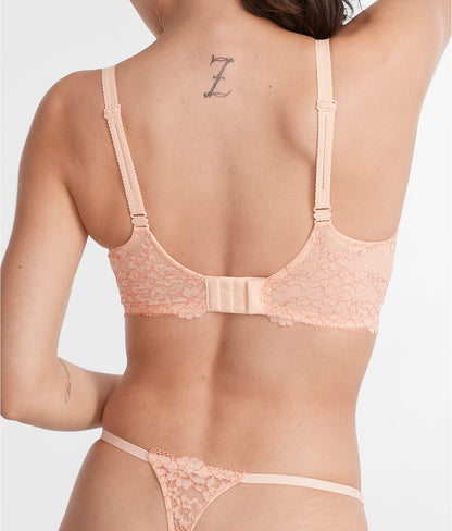 Lace Unlined Side Support Bra