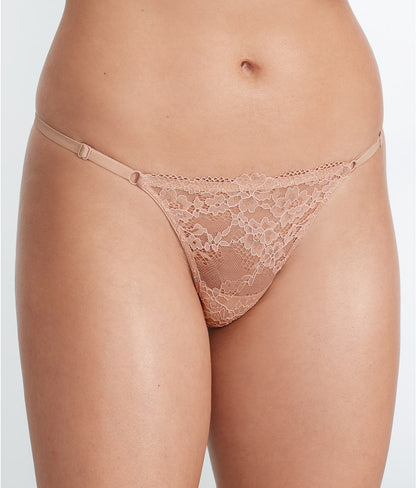 Adjustable Lace G-String