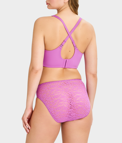 Allover Lace High-Leg Brief