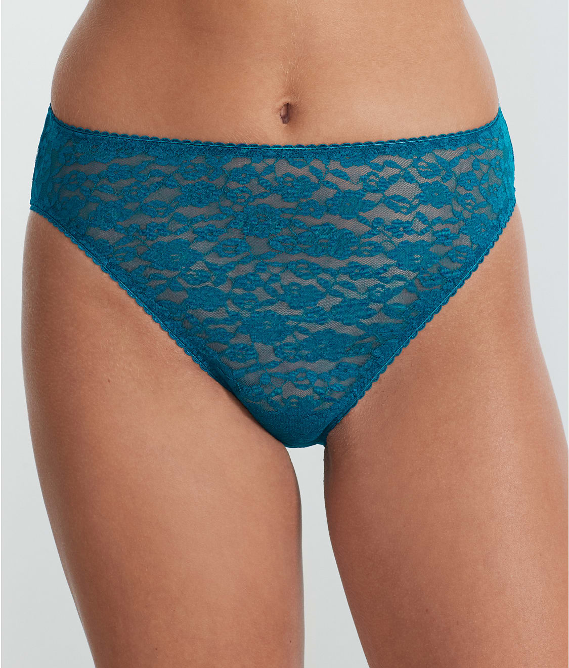 Allover Lace High-Leg Brief